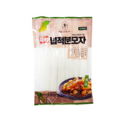 넙적 분모자당면 250g 국내생산 중국당면 가래떡 사리