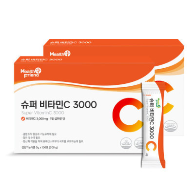Super/Vitamin C/3000/2 Boxes/Health Functional Food/Vitamin C/100%/Powder/Powder