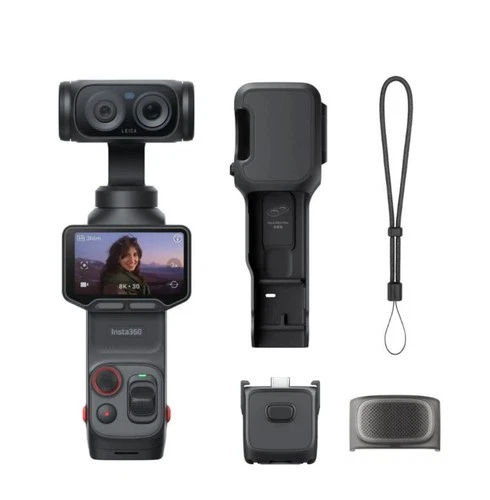 Insta360 Luna Ultra Cosmic Black Standard Bundle 8K Gimbal Action Camera