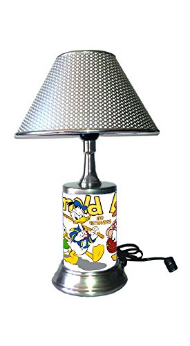 Donald Duck Lamp with Shade, Donal Duck and his Nephews - Huey, Dewey, and Louie