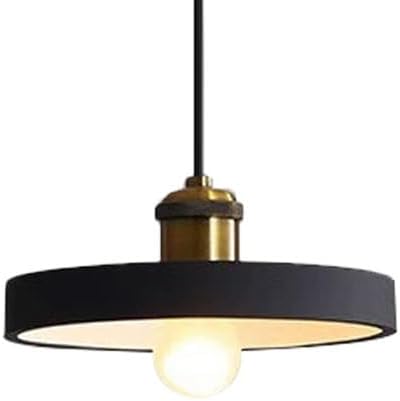 Modern Industrial Style Metal Chandelier, E27 Base Single Head Pendant Lamp, Ceiling Lighting Fixtures, Living Room and Dining Room Balcony Decoration Hanging Light
