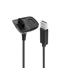 Charging Cable Compatible with Xbox 360, Wireless Controller USB Charging Cable Compatible with Microsoft Xbox360 / Xbox 360 Slim Wireless Game Controllers (10FT)