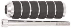 MID-USA Chrome Plated Comfort Ride Extended Foot Brake/Shift Peg with 3/4" Stud, Universal Fit, Silver, Rear, Powersport Vehicle