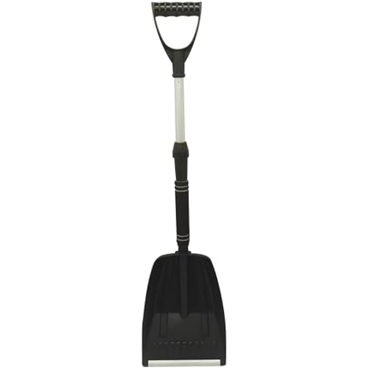 Snow Shovel,Extendable Aluminum Snow Shovel for Car 2024 Large-Capacity Detachable and Portable Shovel for Garden, Driveway, Camping, Beach - 28.3-33.5 Inch
