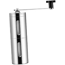 SHOWERORO Mini Hand Crank Coffee Machine Manual Bean Ceramic Grinder Portable Hand Operated for Office Travel