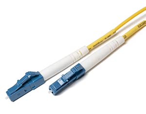 FCD | 1M OS2 LC LC Fiber Optic Cable | Simplex 9/125 LC to LC Singlemode Jumper - 1 Meter (3.28ft) | Length Options: 1M-3M | Single Mode Optic-Cord lc/lc smf Yellow ofnr 1f lc-lc