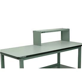4-3ES Steel Raised Shelf for 36" Workbenches, Blue, 36" Length, 10" Width, 12" Height