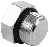HYDRAULICS DIRECT | SAE O-Ring Boss ORB Solid Hex Head Plug Fitting | 6408-02 | Solid Hex Head Plug, 1/8" ORB Male