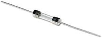 Pack of 5, Axial T2AL250V, T2A 250V, T2L250V Cartridge Glass Fuses 5X20mm (3/16 inch x 3/4 inch), 2A 250V, Slow Blow (Time Delay)
