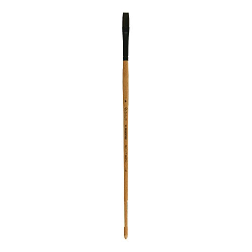 Princeton Catalyst Flat Brush, Synthetic, Long Handle, Size 4, 1 Count