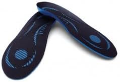 Vasyli Full-Length Medium Blue Density Custom Orthotics, Large