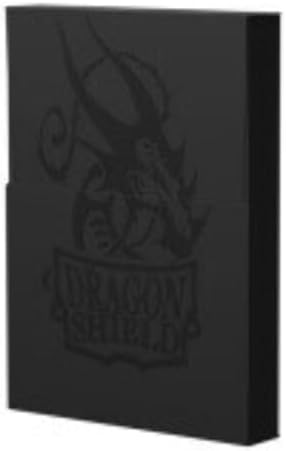 Dragon Shield Cube Shell Shadow Black - 8 Units Durable and Sturdy TCG, OCG Card Storage Card Deck Box - Compatible with Pokemon Yugioh Commander and MTG Magic: The Gathering Cards