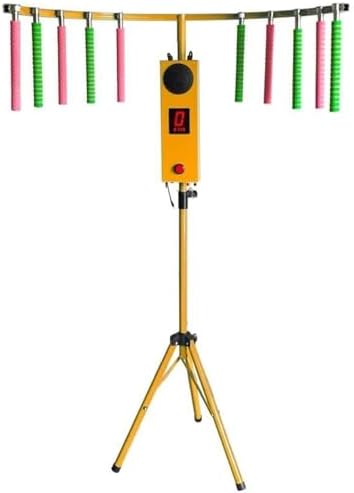 Falling Catching Sticks Game Machine,5 Levels Hand Eye Coordination Training Catching Stick Game, Drop Stick Challenge Family Game, Catching Stick Game (Yellow)