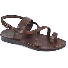 Bethany - Leather Cross Strap Sandal - Womens Sandals
