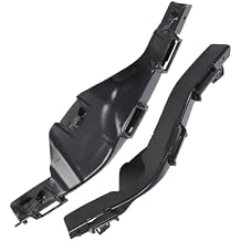 1 Pair Front Bumper Support Bracket Black RH and LH Compatible with Escape 2008-2012 - Replaces 8L8Z-17E814-B