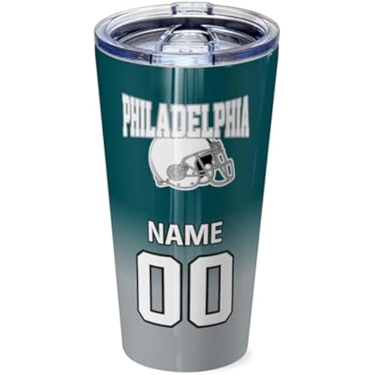 Travel Mug Tumbler Stainless Steel Cup Personalized Coffee Mug Sealed Lid Straw Fan Gifts Insulated Keeps Drinks Cold&hot Custom Name Number