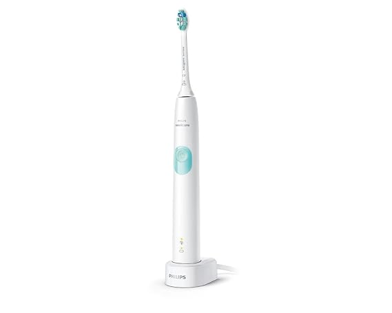 Philips Sonicare ProtectiveClean 4100 Electric Rechargeable Toothbrush, Plaque Control, White
