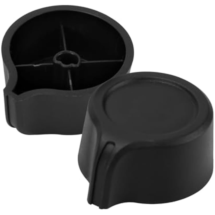 Crockpot Control Knobs Replacement 0.25 Shaft for Hamilton Beach 33665G Slow Cooker, Crock Pot Control Adjustable Knob Replacement, 2 Pack
