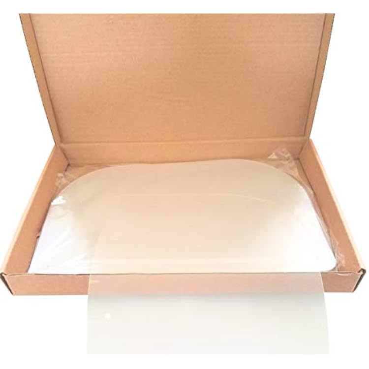 Face Shield Replacement Shields Clear Visors Face Ahie 100, Clear-Adjustable Face Shields