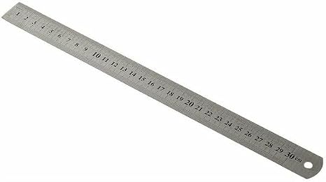 Etval Çelik Cetvel, 300x20x0.7 mm, Metal Ölçüm Cetveli