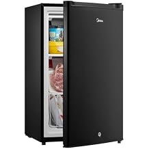 Midea MRU03M2ABB Upright Freezer, 3.0 Cubic Feet Mini Freezer, For Kitchen Apartment Office Basement or Dormitory, Black