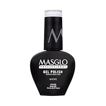 MASGLO Gel Polish High-Pigment Long-Lasting UV LED Gel Nail Color, Soak-Off Glossy Manicure Lacquer, Salon-Quality Chip-Resistant Polish, 0.47 Oz