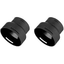 BODYA 2Pcs 75mm to 60mm Ducting Reducer Outlet Adapter Parking Heater Outlet Converter Black