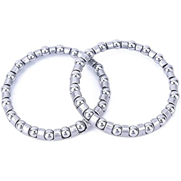 2Pcs Bicycle Bike Headset Caged Ball Bearing Frame Front Fork Rear Pearl Retainers Race Cycling Bearings Bicicleta Parts Accessories