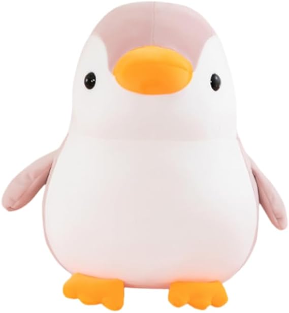 Penguin Plush Toy, Soft and Cute Penguin Cuddle Plush Toy, Best Gift for Christmas, Valentine's Day, Birthday Party.1 Piece (Pink 10 inches)