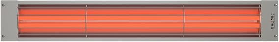 Bromic Cobalt Smart Heat 4000W Electric Patio Heater - Dual Element Infrared, 240V, Silver Finish - BH0610003