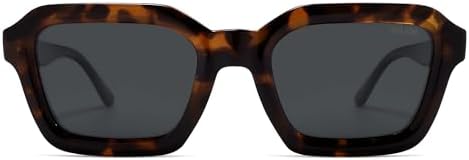 SOJOS Retro Polarized Square Sunglasses Womens Mens Vintage 70s 80s 90s Hexagon Shades SJ2377