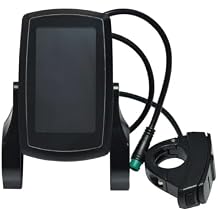 Ebike LCD Display Screen Meter YL80C Yolin Bicycle Speed Controller 5-pin Waterproof Connector Color Screen Speed Control Panel 36V 48V for Electric Bike Accessories