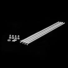 GuineaLoftTM Beams - 8 1-ft Aluminium Alloy Rods that Can Be Joined to Form 4 2-ft Rods, DIY for Cage Beams, Lid/Floor Support, Hurdles & Play Structures, Perch Stands - Guinea Loft Exclusive