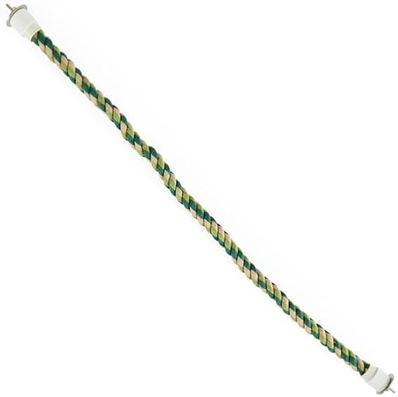 You & Me by Petco Multi-Color Zigzag Rope Bird Perch Large