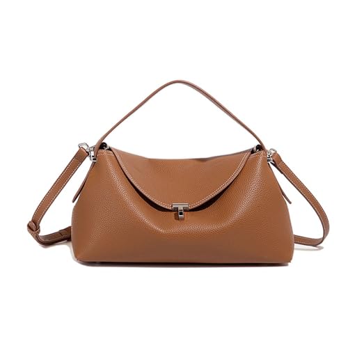Genuine Leather Handbags for Women,Large Commuting Tote Bags with Removable Shoulder Strap,Shoulder Bag Purse for Work