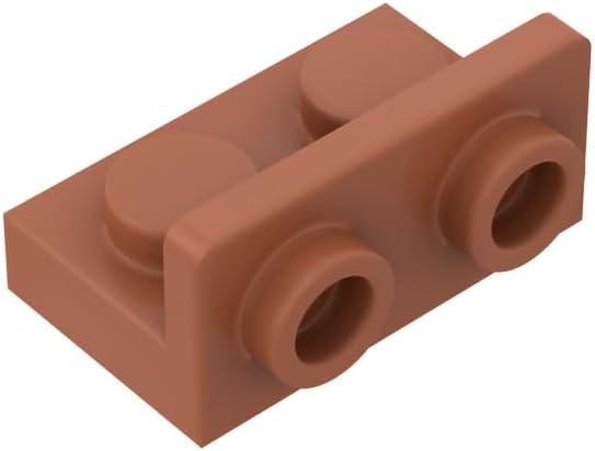 Gobricks GDS-643 99780 Bracket 1x2-1X2 Inverted, Dark Orange, 50 pcs