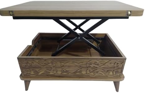 Smart Magic 17247 Function Both table and coffee table Hard chipboard Dark Walnut