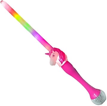 Light Up Unicorn Multicolor Bubble Sword Pink or Purple