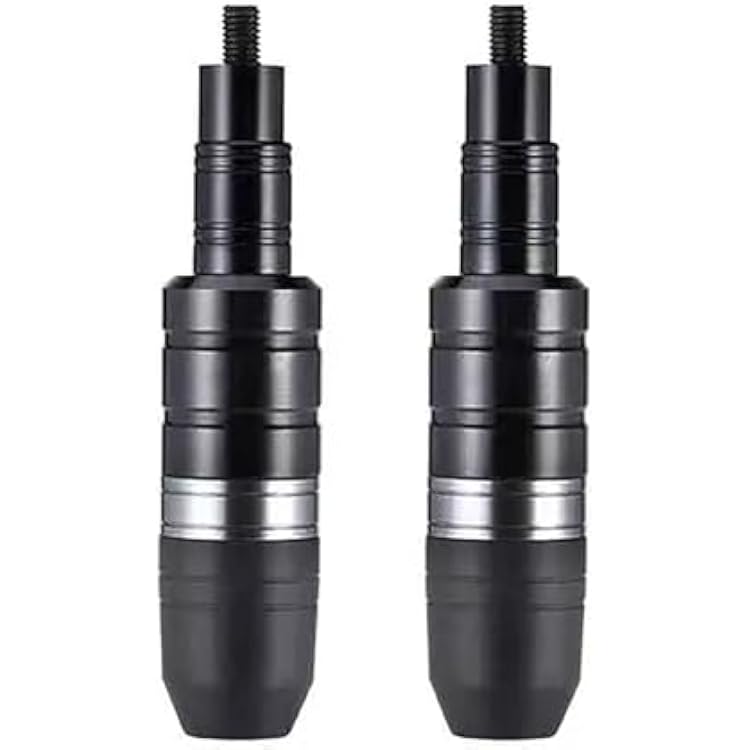 2 Pcs Motorcycle Frame Sliders for Honda Lead 125, Universal Aluminum Anti-Fall Slider Easy Install Engine Guard Pad Frame Sliders Crash Protector,B Titanium
