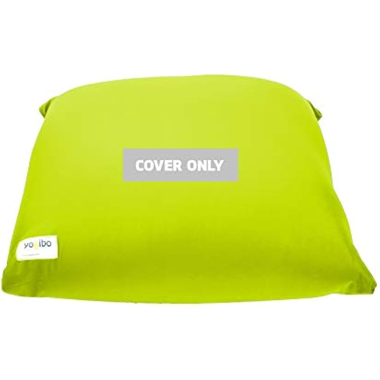 Yogibo Zoola Mini Outdoor Bean Bag Replacement Cover, Water Resistant, Removable, Washable, Grass