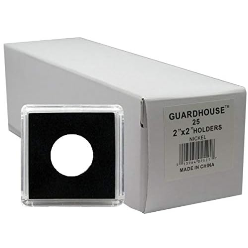 Guardhouse Tetra Snaplocks for Nickels and US $5 Gold Half Eagles Pack of 25