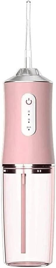 Professional Cordless Electric Tooth Flusher Water Cleaner, 220ml Water Tank Waterproof and Whole Body Washing 3 Operating Mode Small Portable