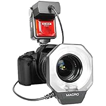 Bower SFD14C Digital Macro Ring Flash for Canon EOS 7D, 5D, 60D, 50D, Rebel T3, T3i, T2i, T1i, XS Digital SLR Cameras