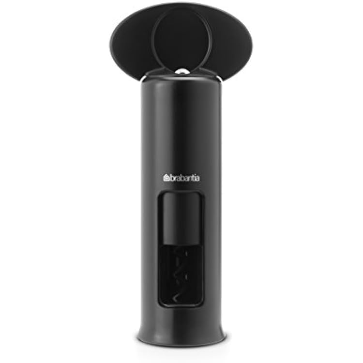 Brabantia Classic Corkscrew Bottle Opener - Black, 7 h