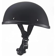 Small and Light DOT Approved German Style Motorcycle Helmet,Low Profile Cool Half Shell Helmet,Retro Moped Half Face Bike Helmets, Summer Skull Cap for Adults Men and Wome
