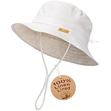 Baby Sun Hat for Boy Girl Toddler Summer Bucket Hat Kids Sun Protection Beach Hat Cotton Baby Hats