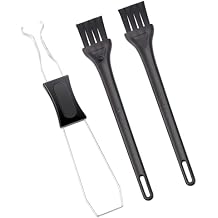 1 PCS Keycap Puller Switch Puller with 2 Pcs Keyboard Cleaning Brushs, Stainless Steel Keycap, Fixing, Remover, Removal, Tool for Mechanical Keyboard