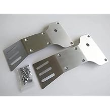 for CEN 1/7 Reeper Stainless Steel Front and Rear Skid Plate Chassis Protect Armor (2pcs)