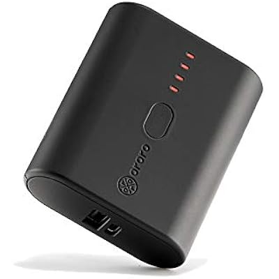 ORORO Ultra-Compact Rechargeable Battery for Heated Vests, Heated Jackets, Heated Hoodies and Heated Cushion