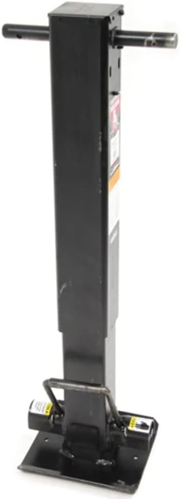 Bulldog Twin CamTM HD Jack, Sidewind, 25,000 lbs. Static, 12,500 lbs. Lift, Spring Return, 12-1/2" of Travel, 13-1/2" of Drop Leg Extension (Crank Sold Separately)